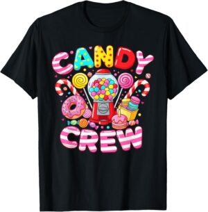 Candy Crew Matching Group Colorful Sweets Party Gifts T-Shirt