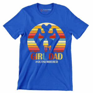Girl Dad - Father’s Day T-Shirt 1 Girl Dad Father’s Day T Shirt Blue S 1