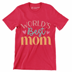 World's best mom Mother’s Day T Shirt Red S 1
