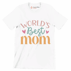 World's best mom Mother’s Day T Shirt White S 1