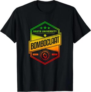 Bomboclaat Rasta Colors Reggae T-Shirt