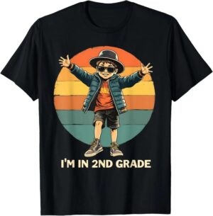 Grade 2 Dabbing Design T-Shirt – Perfect for Students