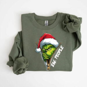 Ew People Shirt – Christmas Funny Grinch Sweatshirt