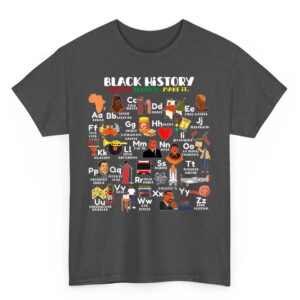 ABCs of Black History Month Pride Live It Learn It Teacher T Shirt 02