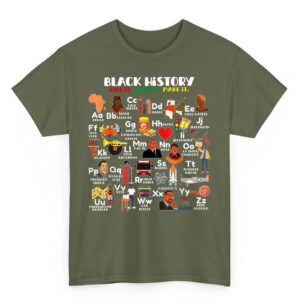 ABCs of Black History Month Pride Live It Learn It Teacher T Shirt 05