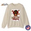 African American Santa Claus Christmas Pajama Shirt Sweatshirt