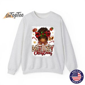 African American Women Bleached Woman Merry Christmas Sweatshirt 1 African American Women Bleached Woman Merry Christmas Sweatshirt 02