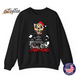 Aggretsuko Metal Christmas Tree Sweatshirt 07