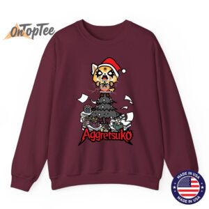 Aggretsuko Metal Christmas Tree Sweatshirt 08