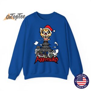Aggretsuko Metal Christmas Tree Sweatshirt 10