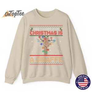 All I Want For Christmas Is A Giraffe Animal Ugly Sweatshirt