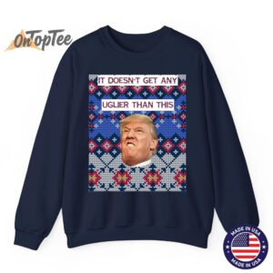Anti Trump Ugly Christmas Sweatshirt Doesnt Get Any Uglier Sweatshirt 06