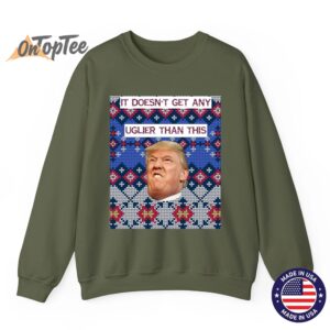 Anti Trump Ugly Christmas Sweatshirt Doesnt Get Any Uglier Sweatshirt 09