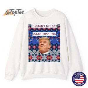 Anti Trump Ugly Christmas Sweatshirt Doesnt Get Any Uglier Sweatshirt 11