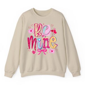 Be Mine Preppy Coquette Valentines Christian God Faith Sweatshirt 08