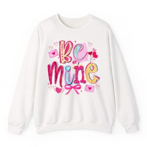 Be Mine Preppy Coquette Valentines Christian God Faith Sweatshirt 10
