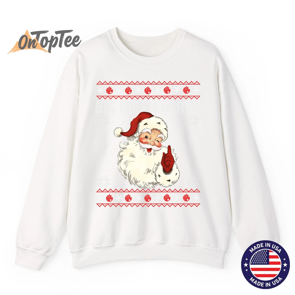 Big Nick Energy Santa Ugly Christmas Sweatshirt Big Nick Energy Santa Ugly Christmas Sweatshirt