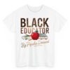 Black History Month Black Afro Girl Women Book Lovers Floral T-Shirt