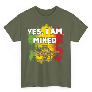 Black History Month Yes I Am Mixed Black Is Beautiful T Shirt 06