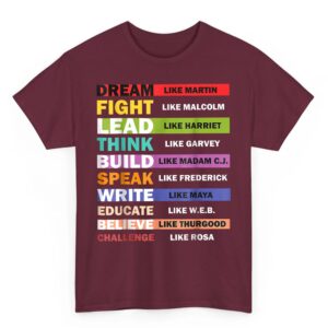 Black Lives Matters Black Leaders Black History Month T Shirt 04