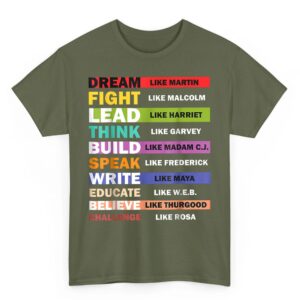 Black Lives Matters Black Leaders Black History Month T Shirt 05