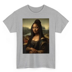 Black Mona Lisa African American Black History Month Funny T Shirt 03