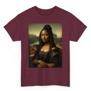 Black Mona Lisa African American Black History Month Funny T Shirt 04