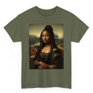 Black Mona Lisa African American Black History Month Funny T Shirt 05