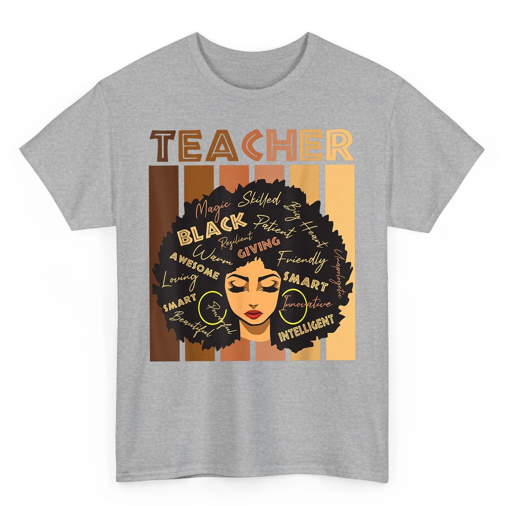 Black Smart Teacher Afro Girl Melanin African American Wowen T-Shirt Black Smart Teacher Afro Girl Melanin African American Wowen T-Shirt