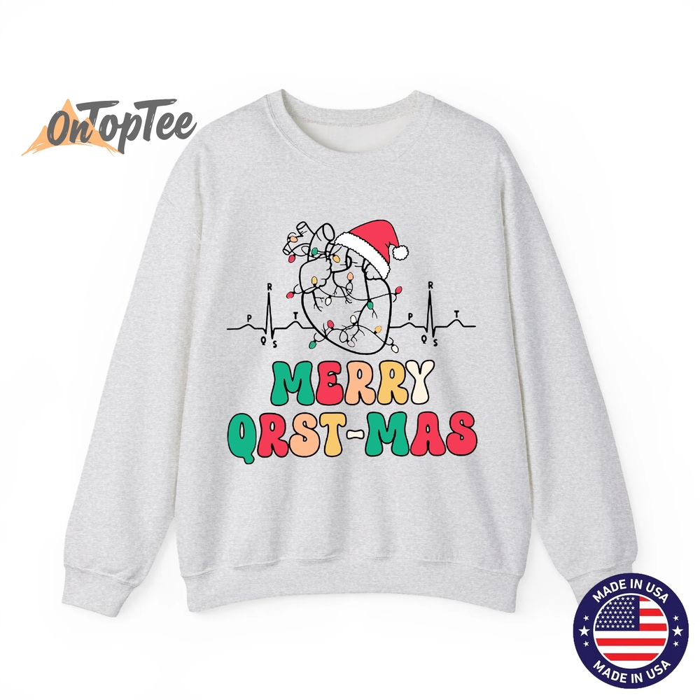 Cardiology Nurse Christmas ECG Heart Anatomy Tachy Cvicu Icu Sweatshirt Cardiology Nurse Christmas ECG Heart Anatomy Tachy Cvicu Icu Sweatshirt