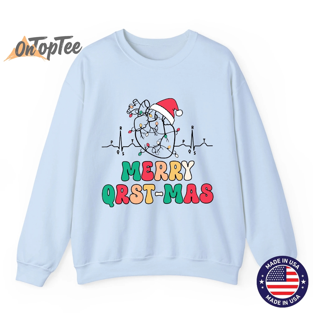 Cardiology Nurse Christmas ECG Heart Anatomy Tachy Cvicu Icu Sweatshirt Cardiology Nurse Christmas ECG Heart Anatomy Tachy Cvicu Icu Sweatshirt