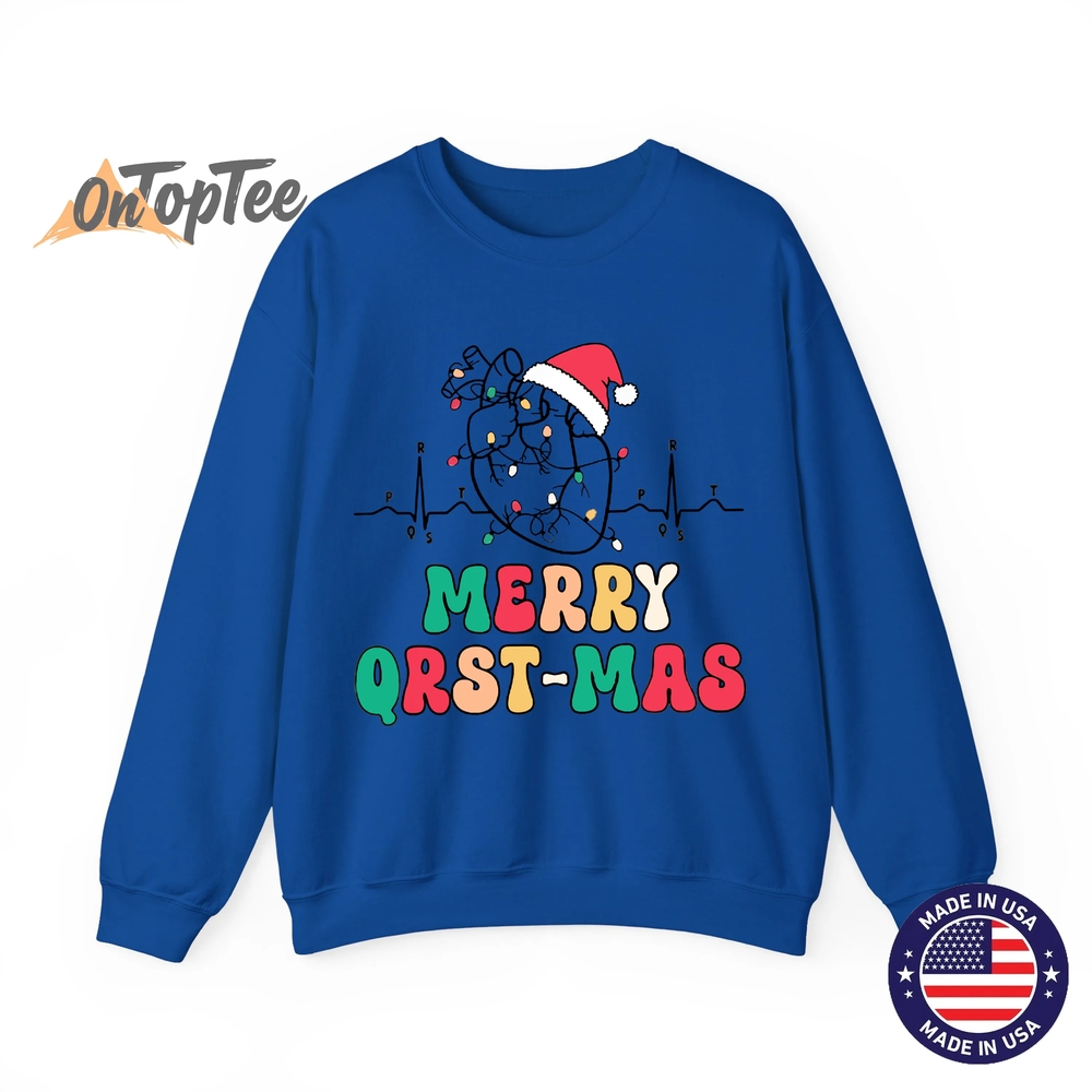 Cardiology Nurse Christmas ECG Heart Anatomy Tachy Cvicu Icu Sweatshirt Cardiology Nurse Christmas ECG Heart Anatomy Tachy Cvicu Icu Sweatshirt