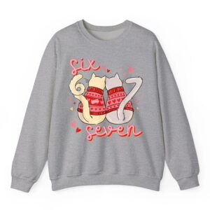 Cats Valentine 67 Six Seven Sweatshirt 05