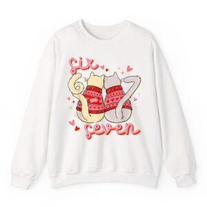 Cats Valentine 67 Six Seven Sweatshirt 06