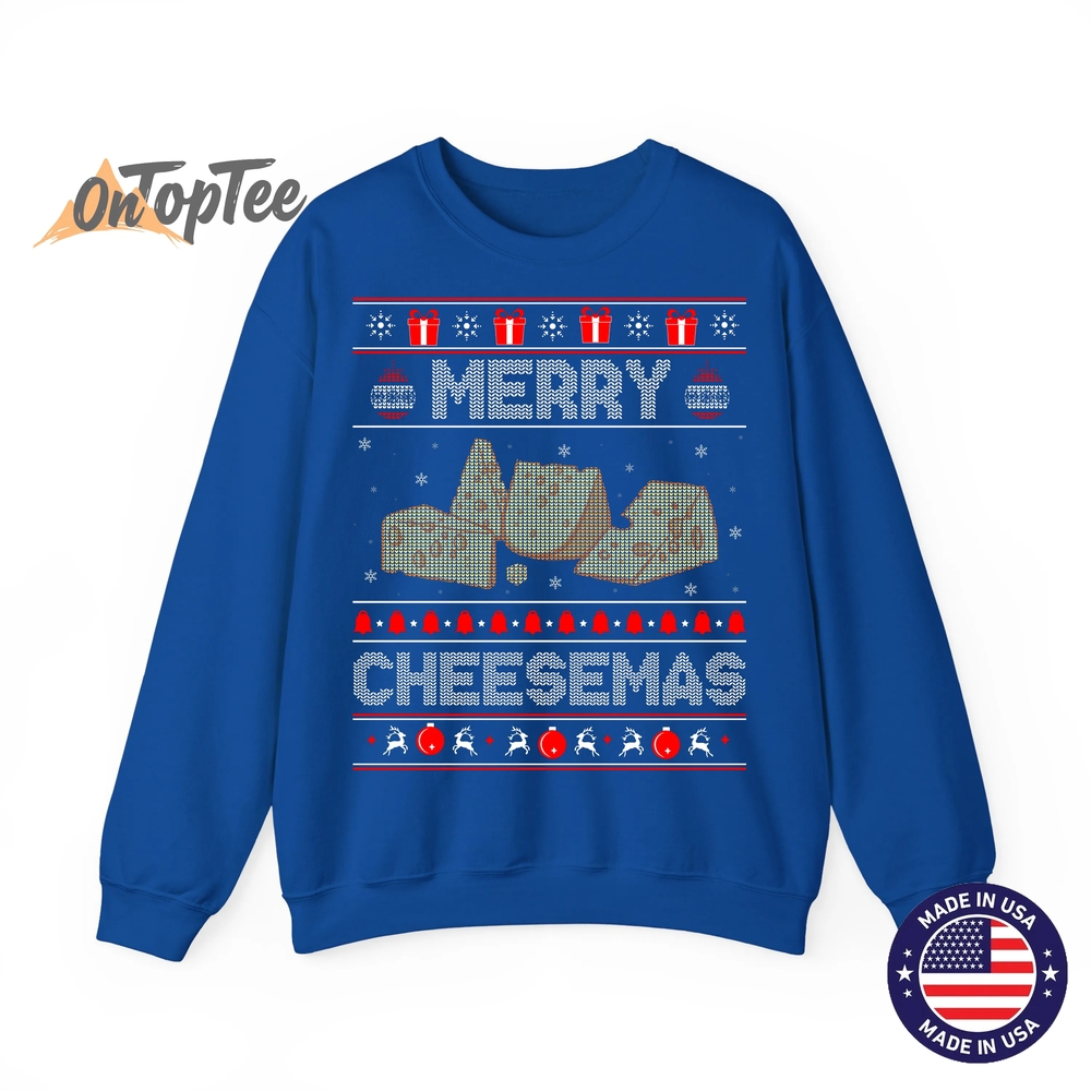 Cheese Tasting Merry Cheesemas Ugly Sweatshirt Cheese Tasting Merry Cheesemas Ugly Sweatshirt