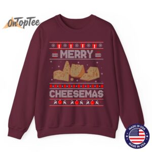 Cheese Tasting Merry Cheesemas Ugly Sweatshirt 9 Cheese Tasting Merry Cheesemas Ugly Sweatshirt 10