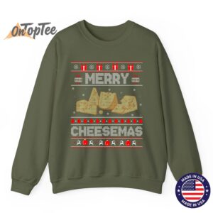 Cheese Tasting Merry Cheesemas Ugly Sweatshirt 10 Cheese Tasting Merry Cheesemas Ugly Sweatshirt 11