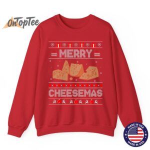 Cheese Tasting Merry Cheesemas Ugly Sweatshirt 11 Cheese Tasting Merry Cheesemas Ugly Sweatshirt 12