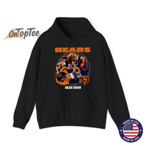 Chicago Bears Bear Down Football Game Day T-Shirt 1 Chicago Bears Bear Down Football Game Day T Shirt 02