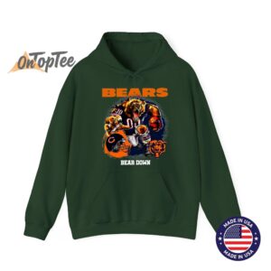 Chicago Bears Bear Down Football Game Day T-Shirt 3 Chicago Bears Bear Down Football Game Day T Shirt 04