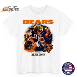 Chicago Bears Bear Down Football Game Day T-Shirt 8 Chicago Bears Bear Down Football Game Day T Shirt 09
