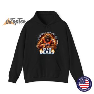 Chicago Bears Bear Down Mascot Football T Shirt 02