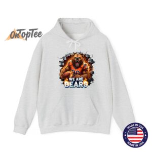 Chicago Bears Bear Down Mascot Football T Shirt 03