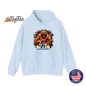 Chicago Bears Bear Down Mascot Football T Shirt 04