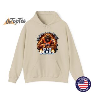 Chicago Bears Bear Down Mascot Football T Shirt 06