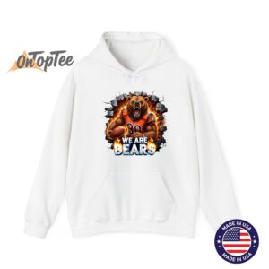 Chicago Bears Bear Down Mascot Football T Shirt 07