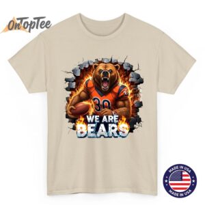 Chicago Bears Bear Down Mascot Football T Shirt 08