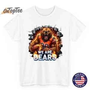Chicago Bears Bear Down Mascot Football T Shirt 10