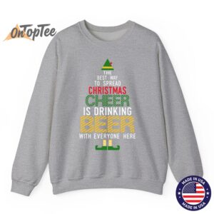 Christmas Cheer Elf Funny Naughty Santa Elf Beer Sweatshirt 2 Christmas Cheer Elf Funny Naughty Santa Elf Beer Sweatshirt 03