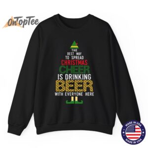 Christmas Cheer Elf Funny Naughty Santa Elf Beer Sweatshirt 6 Christmas Cheer Elf Funny Naughty Santa Elf Beer Sweatshirt 07